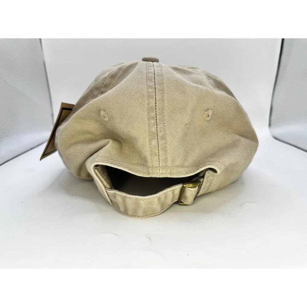 John Deere Ag-Power Inc Hat Mens‎ Khaki Tan Cotton Adjustable Strapback Cap NEW